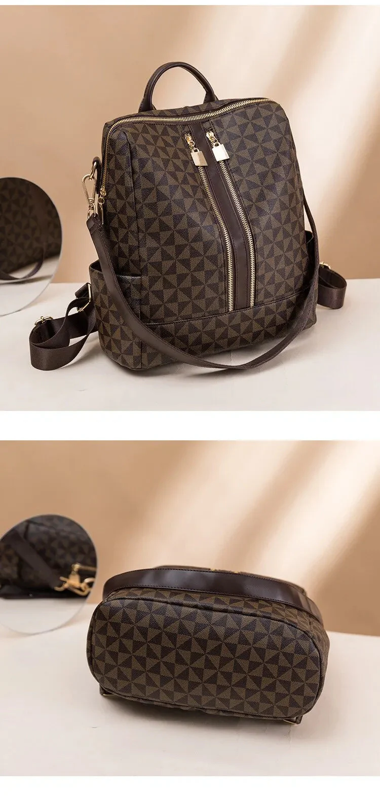 Angelina Women's Backpack + Free Wallet - Image 12