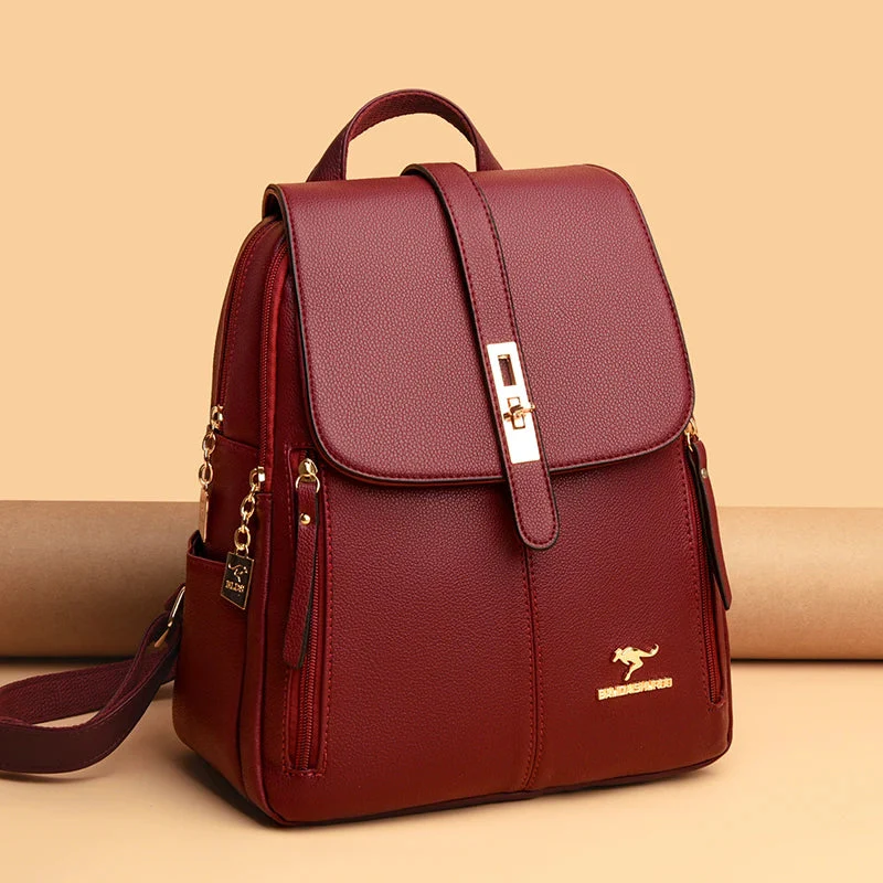 Aurora Leather Backpack - Image 4