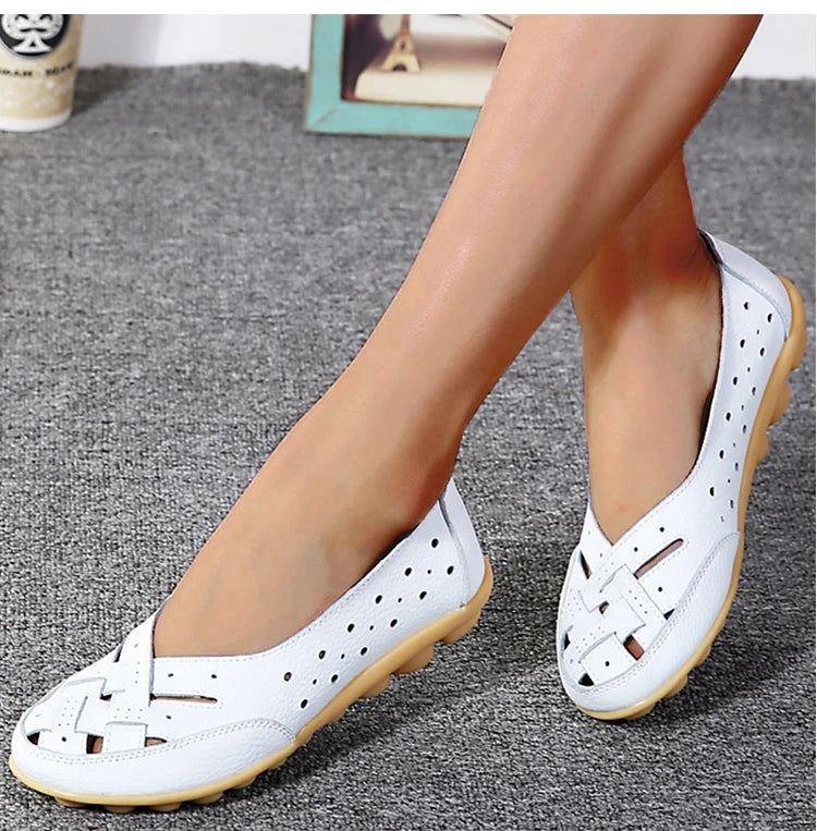 Breathable Leather Loafers - Image 11
