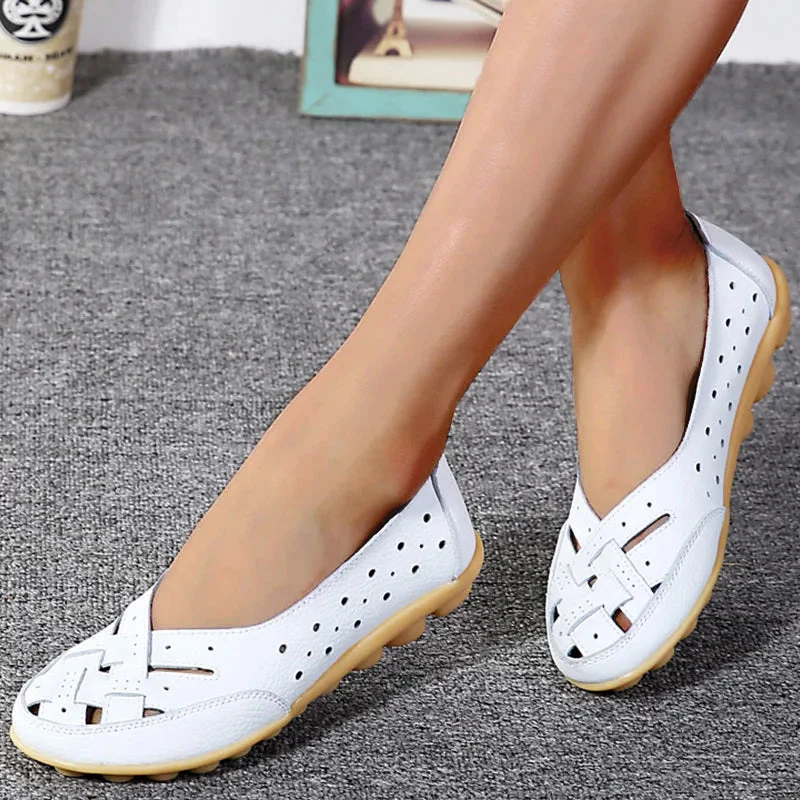 Breathable Leather Loafers - Image 4