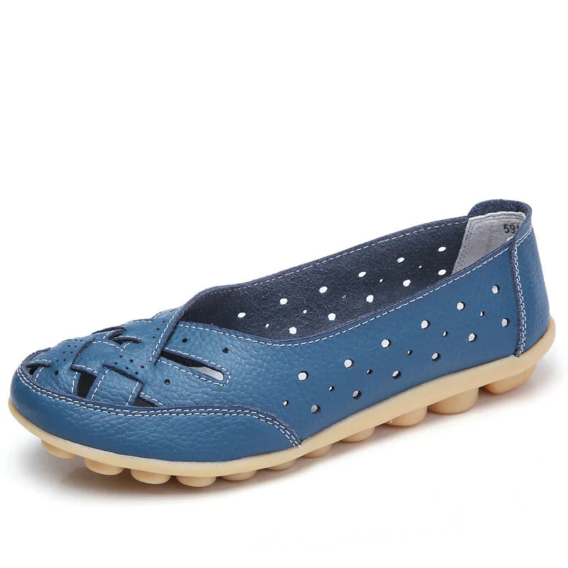 Breathable Leather Loafers - Image 9