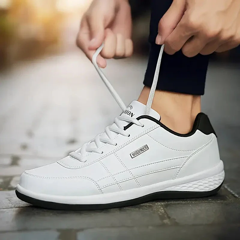 CasualFlex Leather Sneakers - Image 10