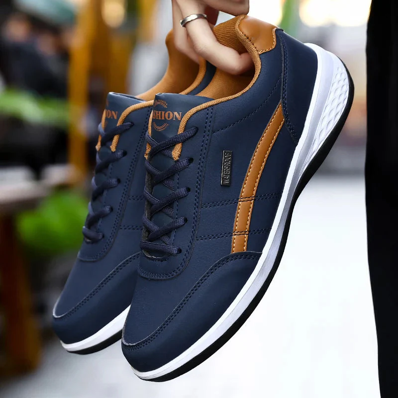 CasualFlex Leather Sneakers - Image 3