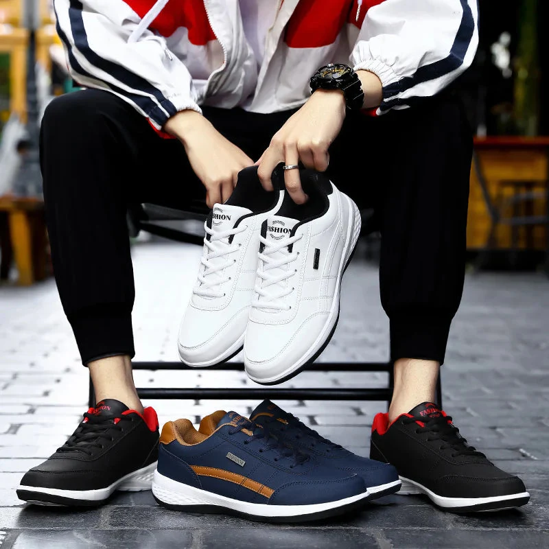 CasualFlex Leather Sneakers - Image 8