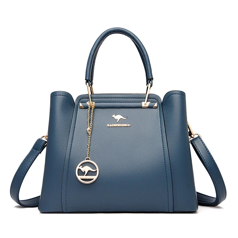 Luxurious Soft Leather Women's Shoulder and Crossbody Bag - Image 14