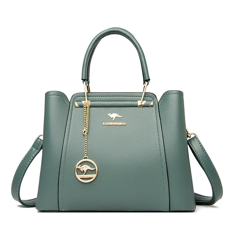 Luxurious Soft Leather Women's Shoulder and Crossbody Bag - Image 15