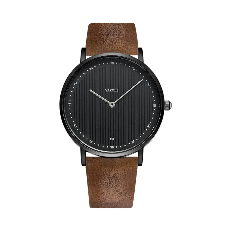 Men's Leather Luxury Watch Veron - Image 8