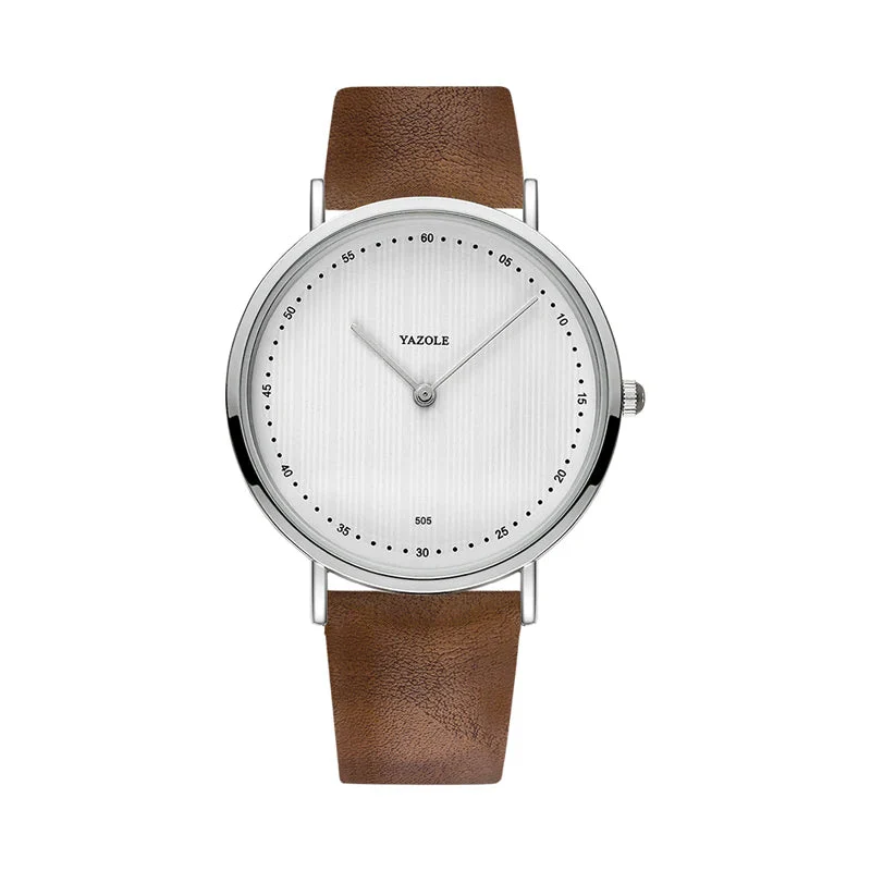 Men's Leather Luxury Watch Veron - Image 9