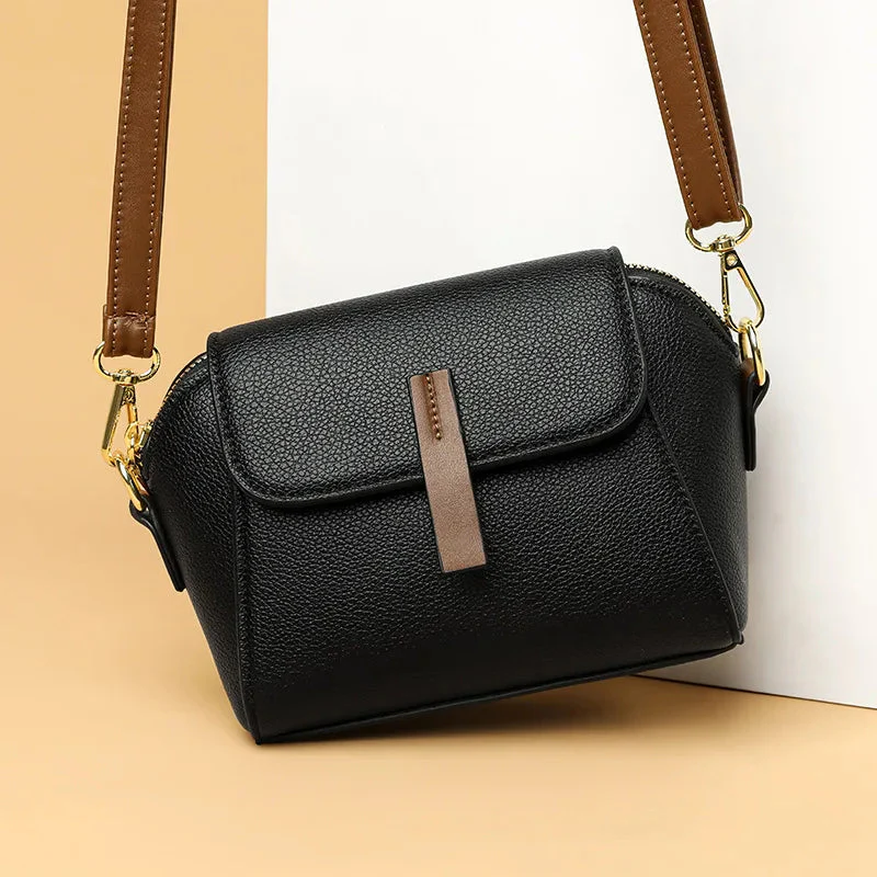 Millena Leather Shoulder Bag - Image 11