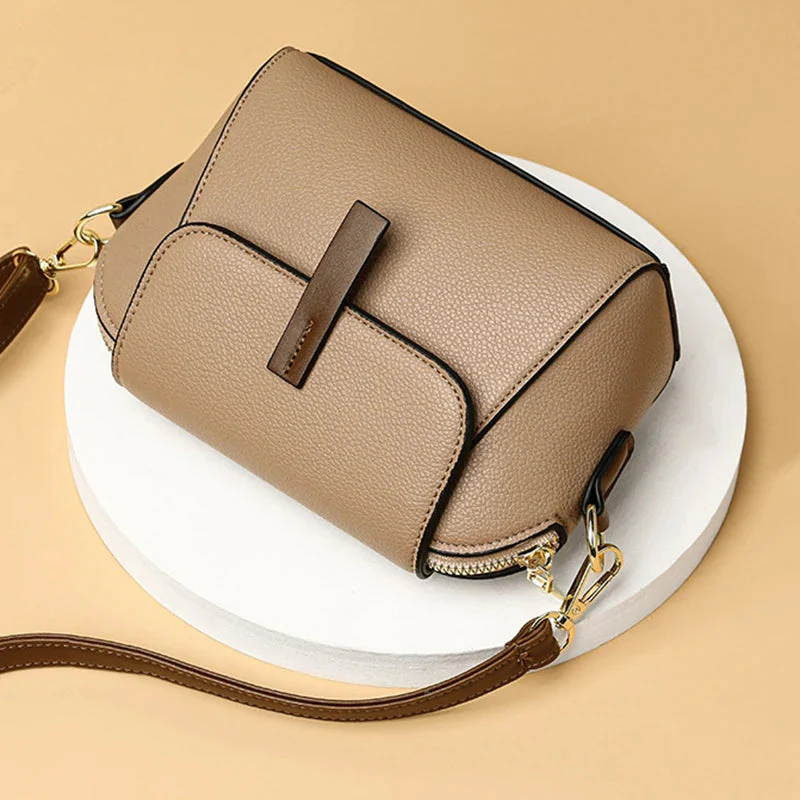 Millena Leather Shoulder Bag - Image 14