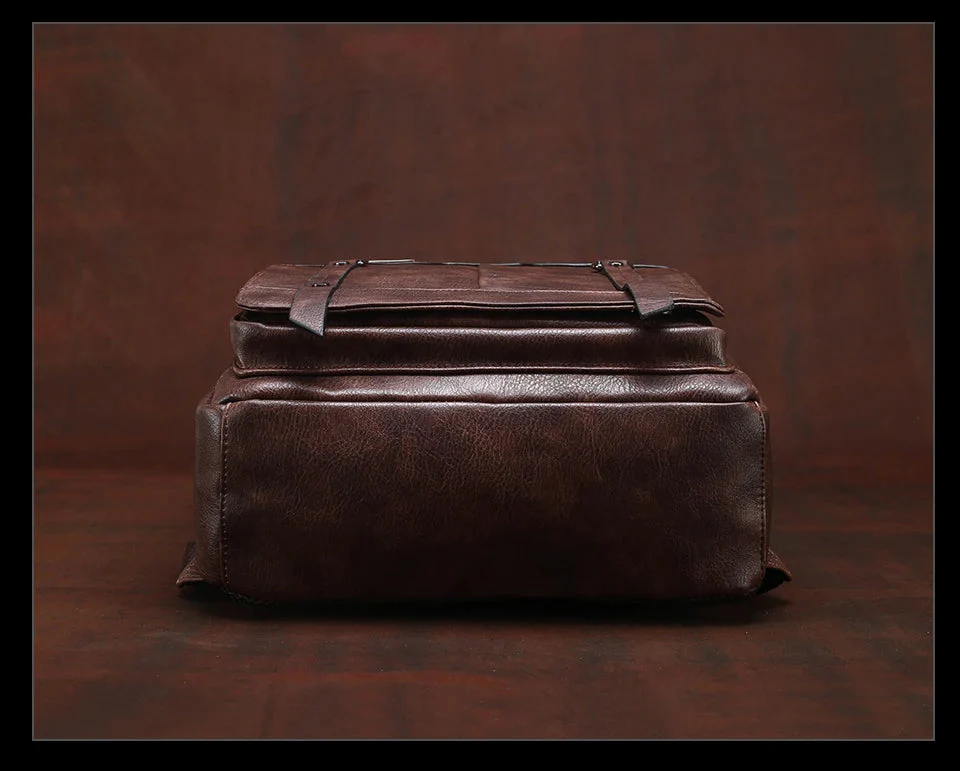 Premium Leather Backpack NomadTrail - Image 10