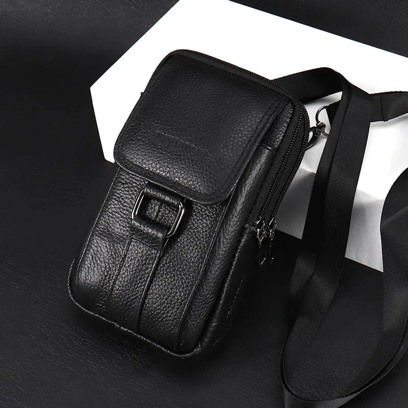 Premium Leather Waist Bag Maverick - Image 22