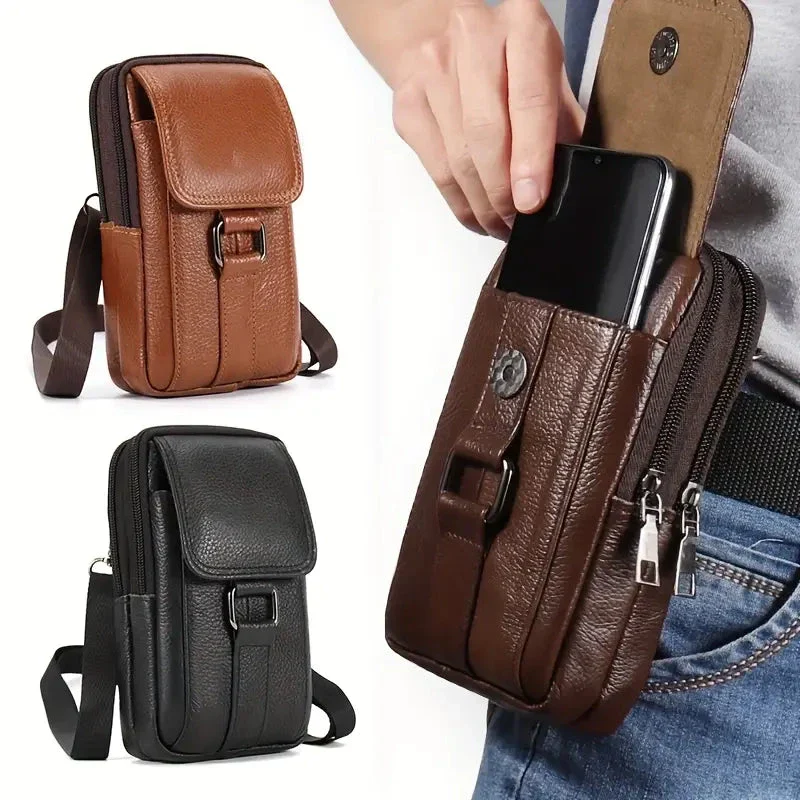 Premium Leather Waist Bag Maverick - Image 23