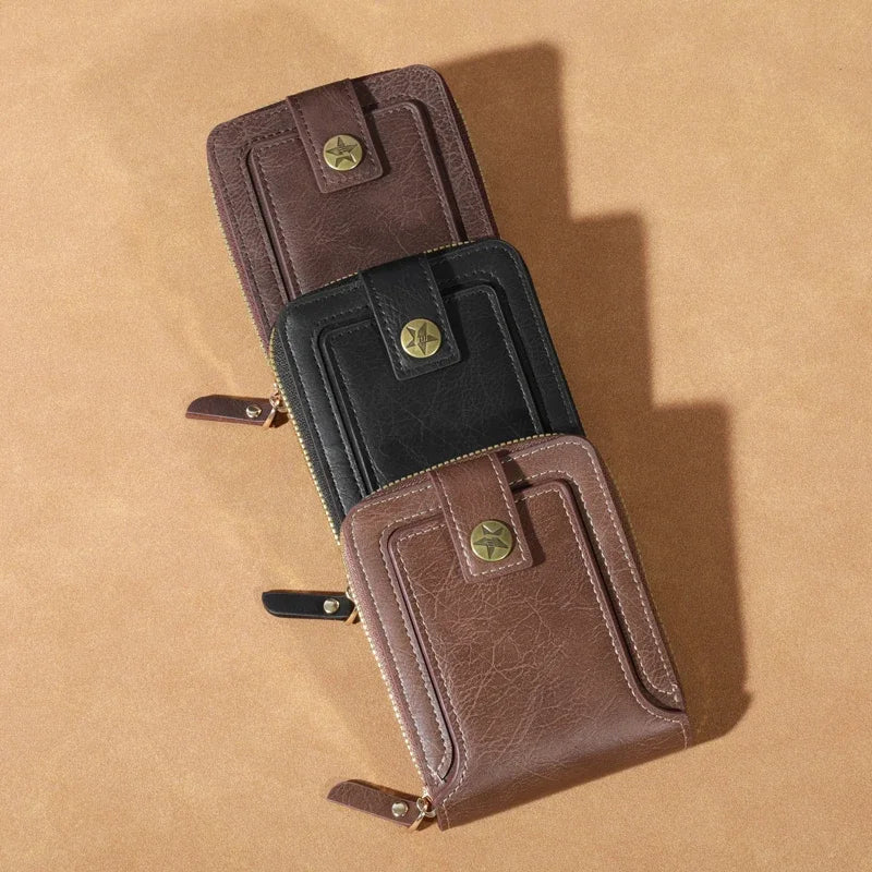 Rustic Men's Leather Wallet - Image 8