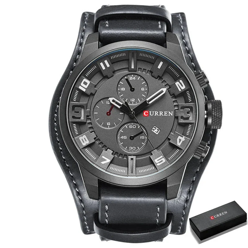 Sebastian Curren Leather Watch - Image 5