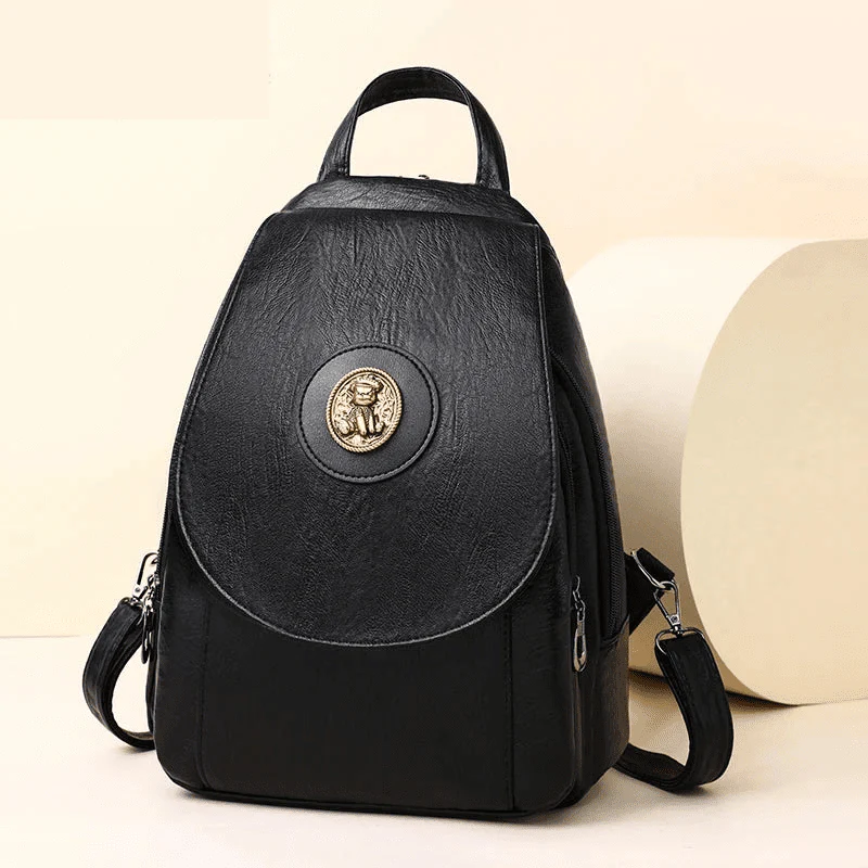 Versatta High-Quality Leather Women's Anti-Theft Backpack - Image 29