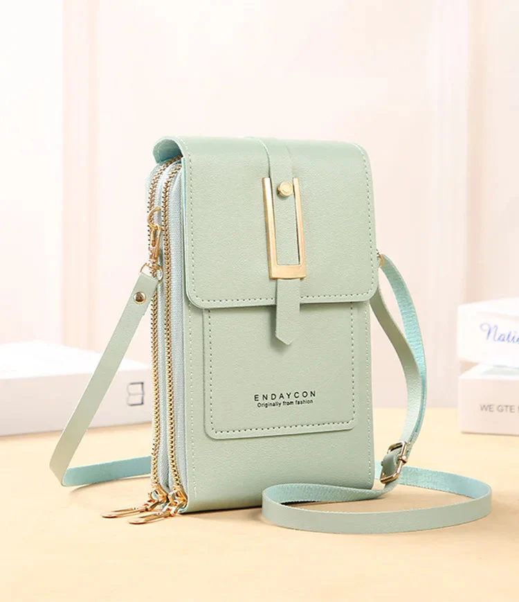 Women's Leather Cell Phone Bag - Image 17